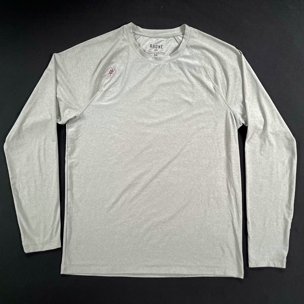 RHONE Reign Long Sleeve - Light Gray ✖️✖️✖️